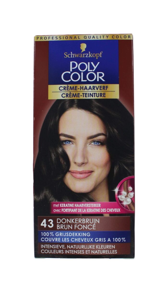 Poly Color Haarverf 43 Donkerbruin