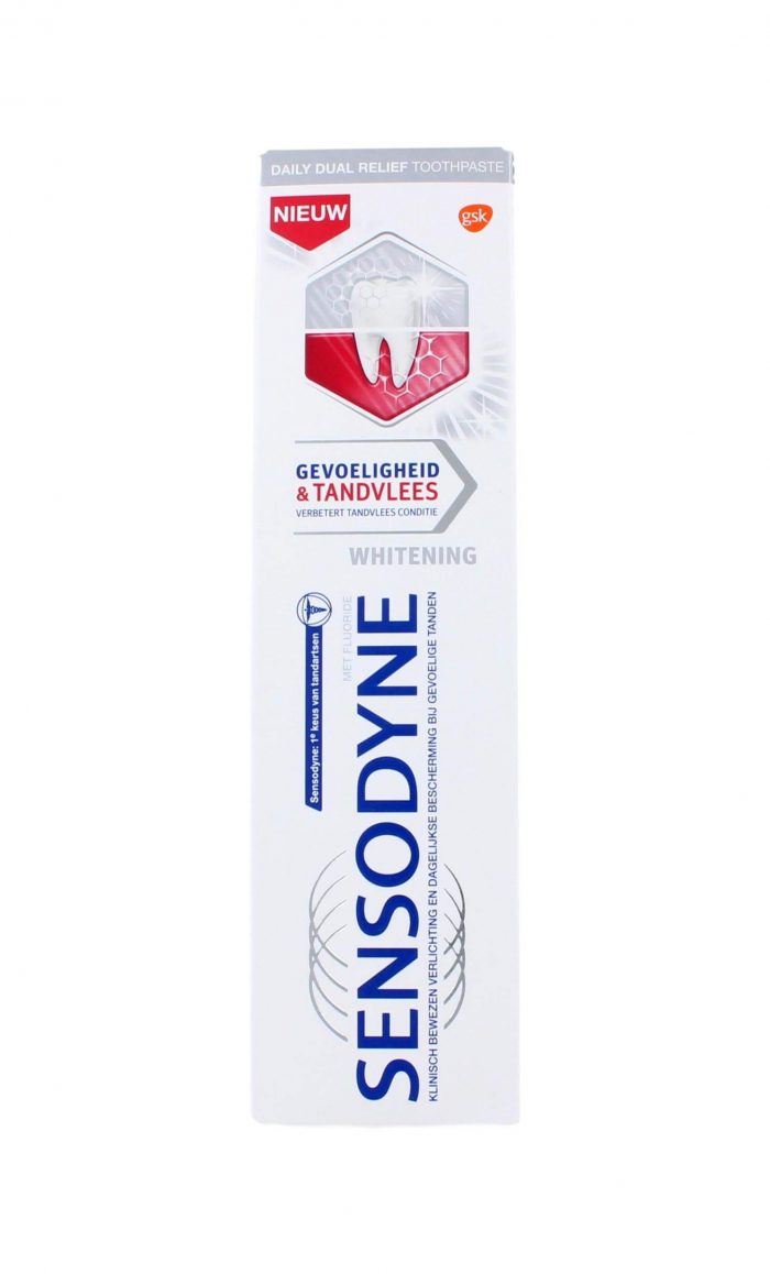 Sensodyne Tandpasta Gevoeligheid & Tandvlees Whitening, 75 ml