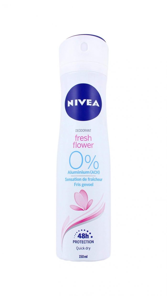 Nivea Deodorant Spray Fresh Flower 0%, 150 ml