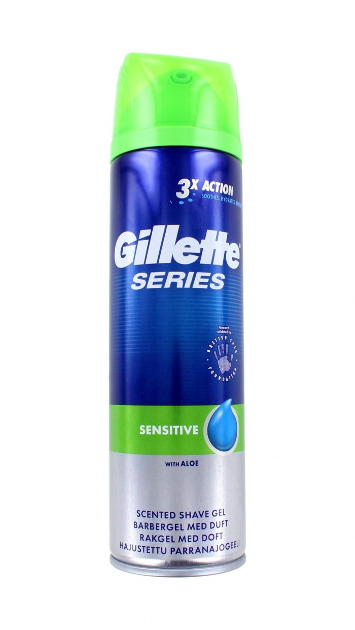 Gillette Series Scheergel Gevoelige Huid, 200 ml
