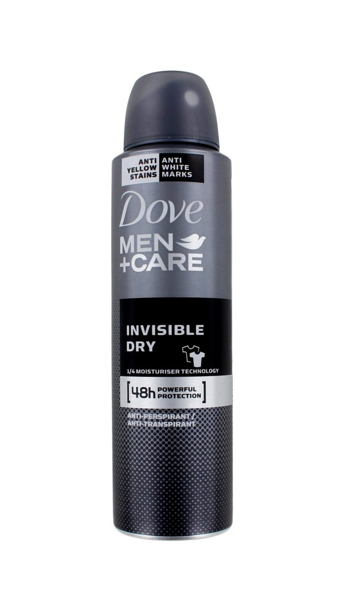 Dove Men+Care Deodorant Spray Invisible Dry, 150 ml