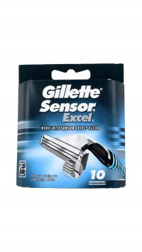 Gillette Scheermesjes Sensor Excel, 10 Stuks