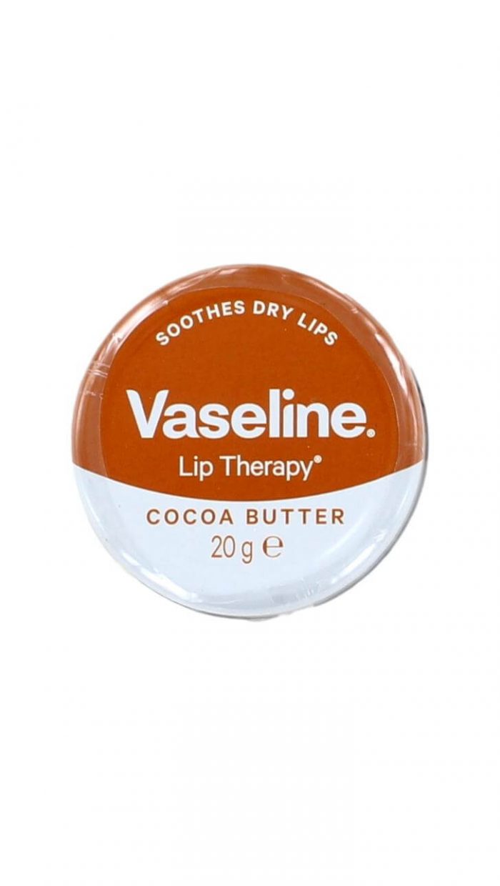 Vaseline Lip Therapy Cocoa Butter, 20 Gram