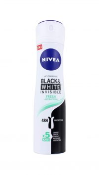 Nivea Deodorant Spray Invisible Black & White Fresh, 150 ml