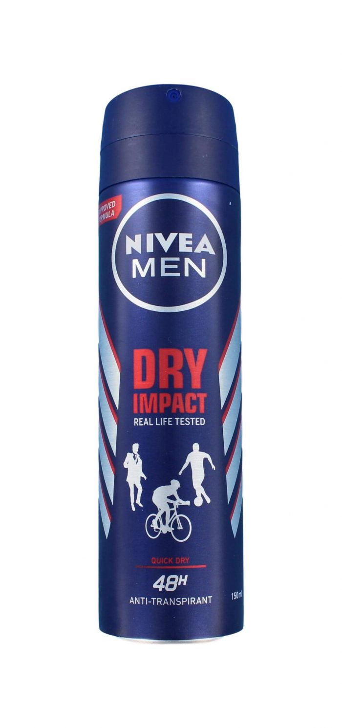 Nivea Men Deodorant Spray Dry Impact, 150 ml