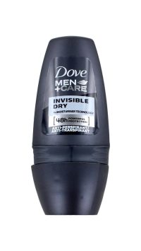 Dove Men+Care Deodorant Roller Invisible Dry, 50 ml