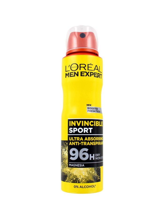 L'Oreal Men Expert Deodorant Spray Invincible Sport, 150 ml