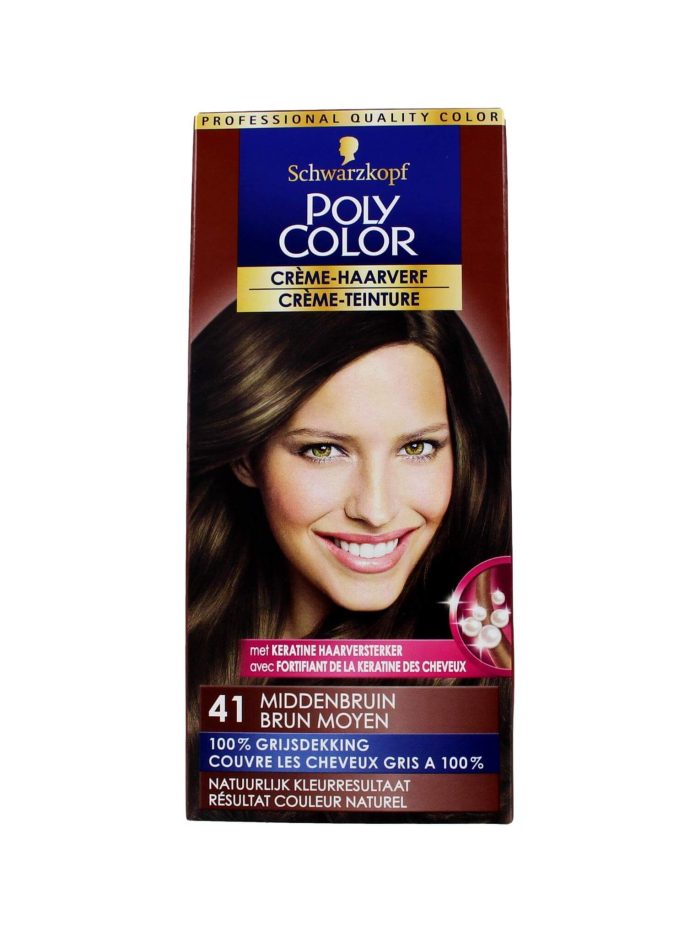 Poly Color Haarverf 41 Middenbruin