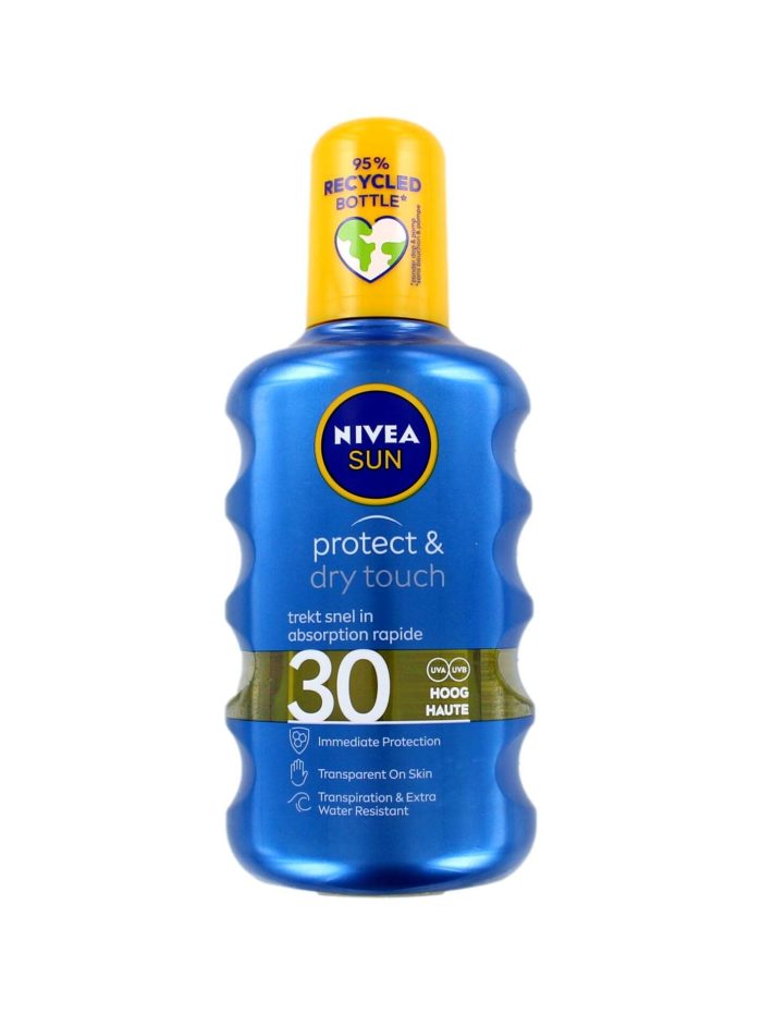 Nivea Sun Zonnemelk Protect & Dry Touch Factor 30 Spray, 200 ml