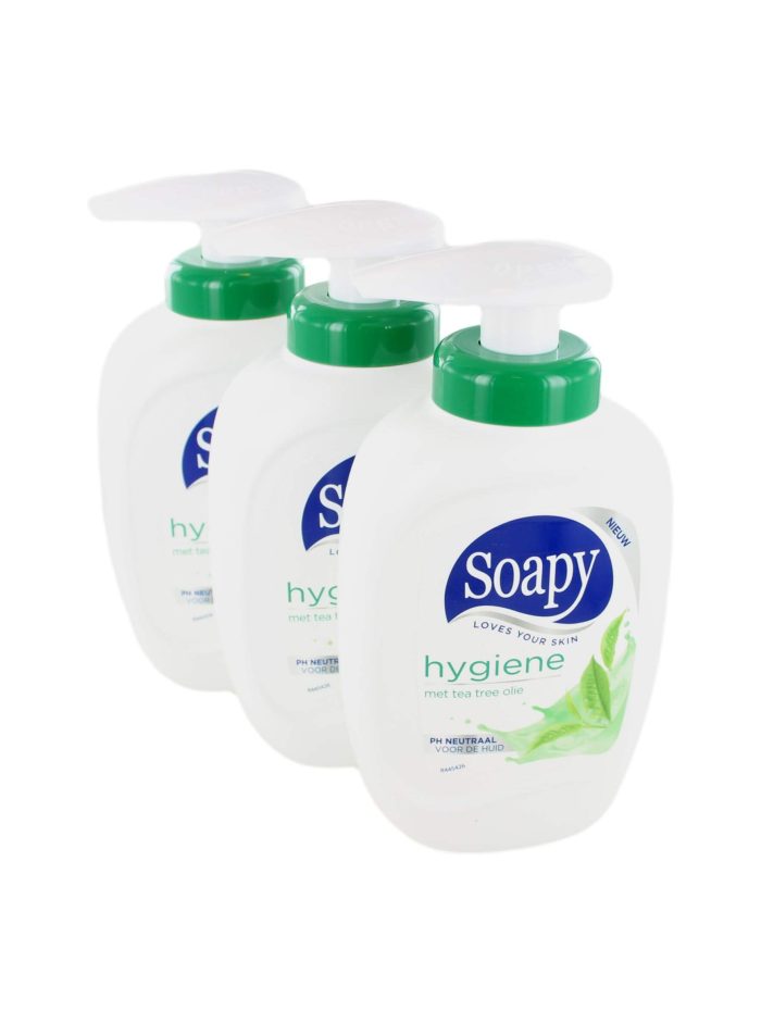 Soapy Handzeep Hygiene Met Tea Tree Oil, 3 x 300 ml