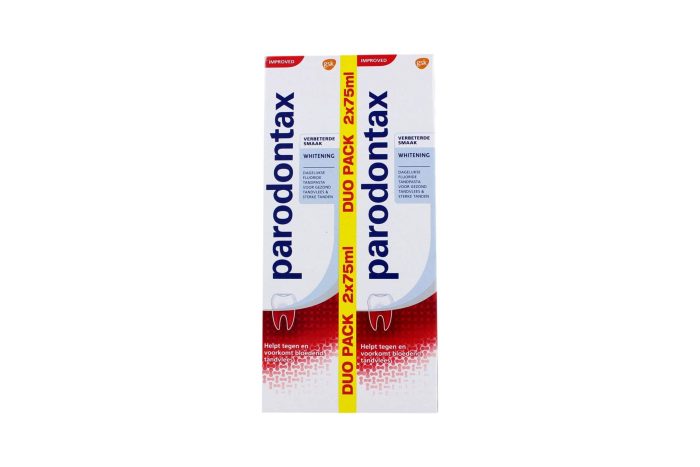 Parodontax Tandpasta Whitening Duo Pack, 2x75ml