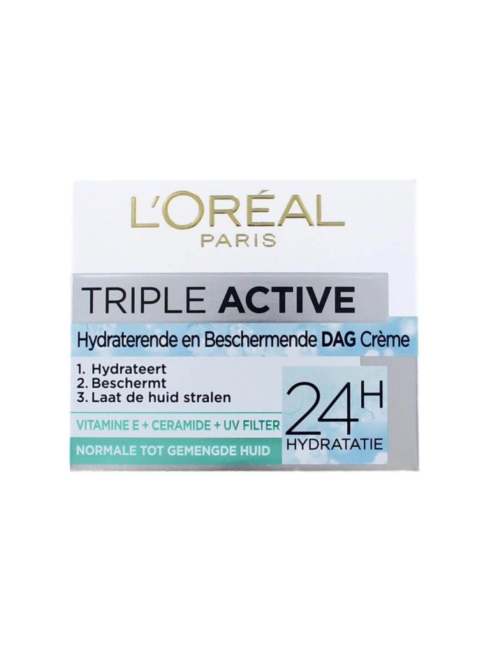 L'Oreal Dagcreme Triple Active Normale tot Gemengde huid, 50 ml