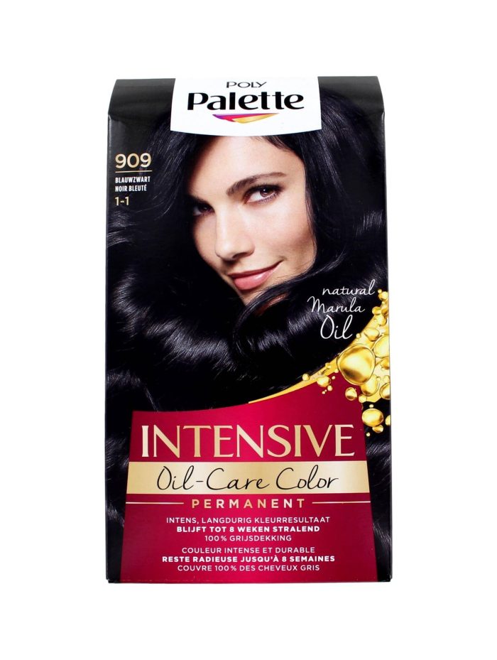 Poly Palette Haarverf Intensive Creme Color 909 Blauw Zwart