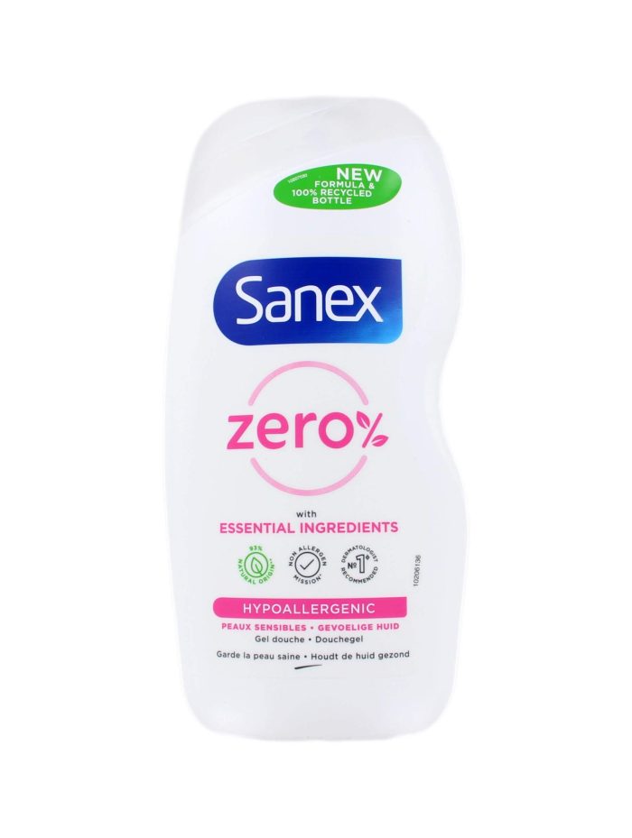 Sanex Douchegel Zero% Gevoelige Huid, 500 ml