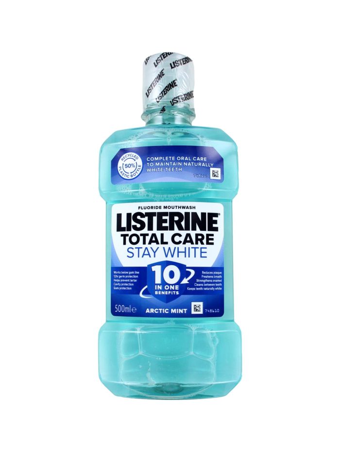 Listerine Mondwater Stay White, 500 ml