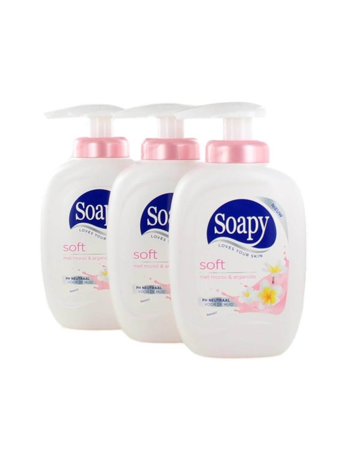Soapy Handzeep Soft, 3 x 300 ml
