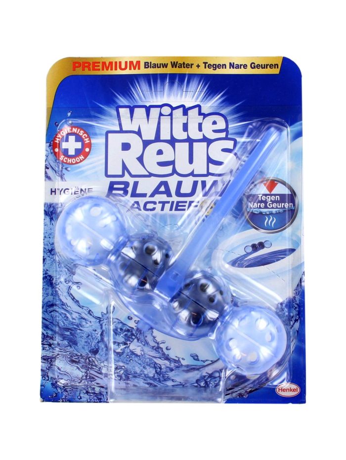 Witte Reus Flush Blauw Actief+ Hygiene, 50 Gram