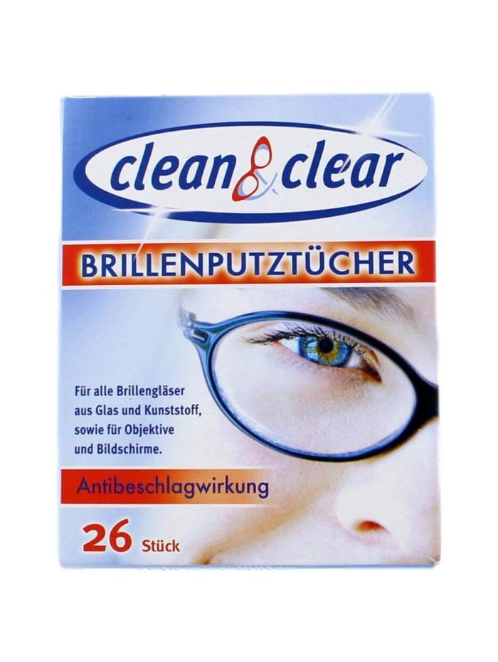 Clean & Clear Brilpoetsdoekjes Anti Condens 26 Stuks