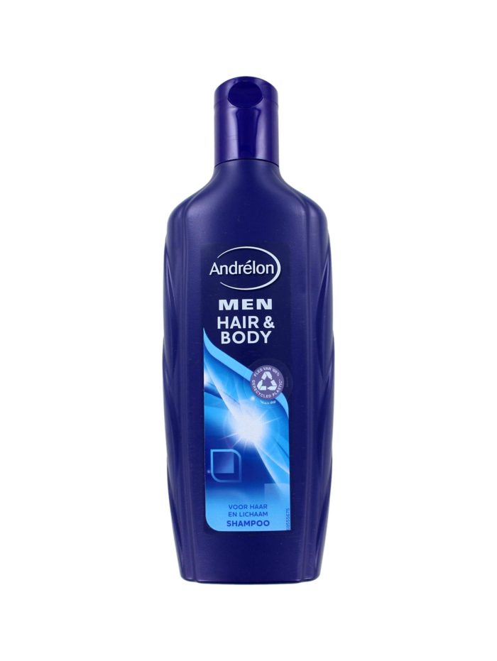Andrelon Shampoo For Men Hair & Body Eucalyptus, 300 ml