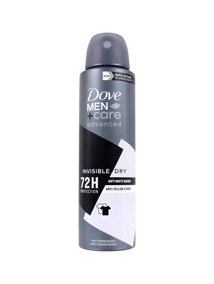 Dove Men+Care Deodorant Spray Invisible Dry, 150 ml