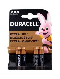 Duracell Batterijen AAA, 4-pack
