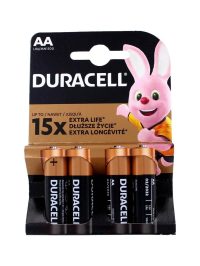 Duracell Batterijen AA, 4-pack