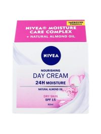 Nivea Dagcreme Natural Almond Oil Droge Huid, 50 ml
