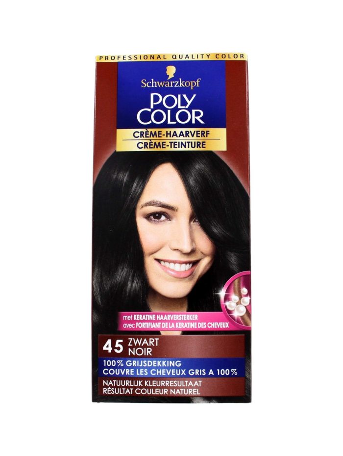 Poly Color Haarverf 45 Zwart