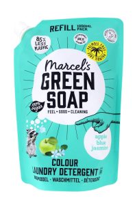 Marcel's Green Soap Navulling Vloeibaar Wasmiddel Kleur Perzik & Jasmijn, 1000 ml