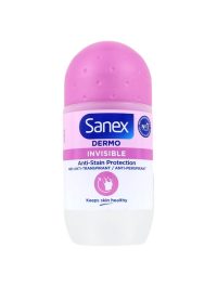 Sanex Deodorant Roller Dermo Invisible, 50 ml