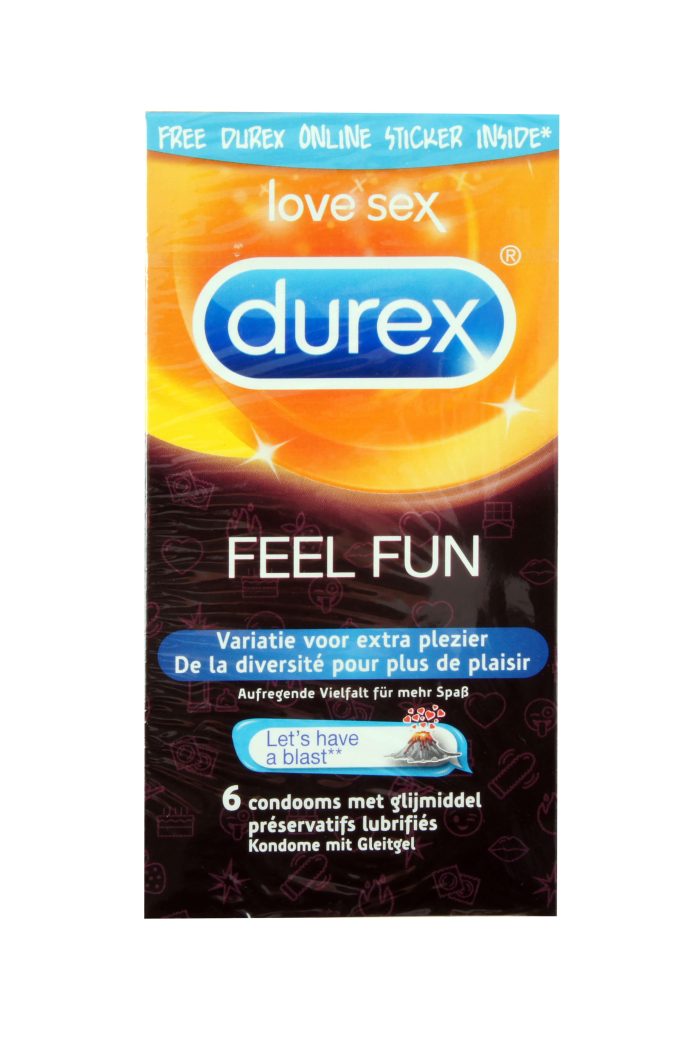 Durex Condoom Feel Fun, 6 Stuks