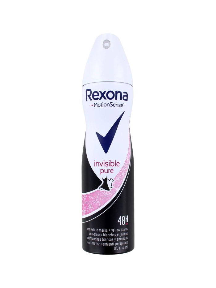 Rexona Deodorant Spray Invisible Pure, 150 ml