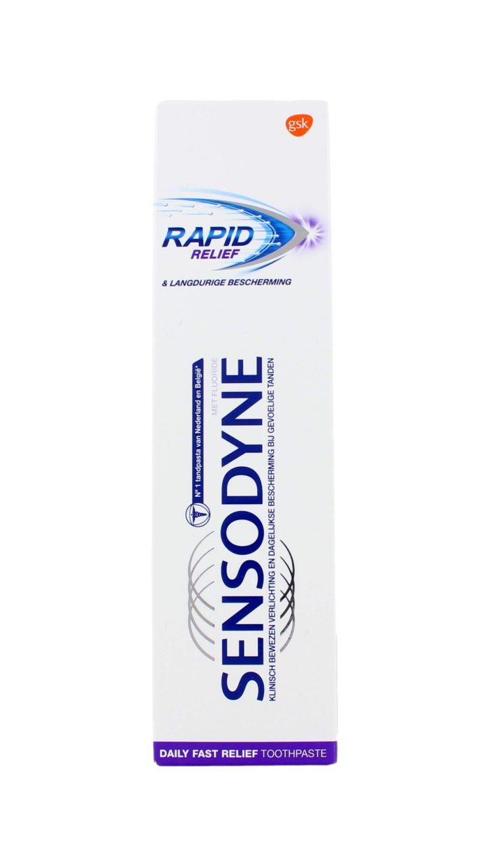 Sensodyne Tandpasta Rapid Relief Daily Relief, 75 ml