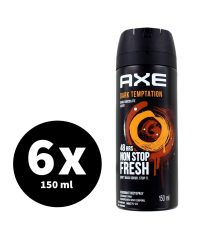 Axe Deodorant Spray Dark Temptation 6 x 150 ml