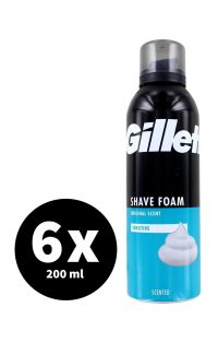 Gillette Scheerschuim Gevoelige Huid 6 x 200 ml