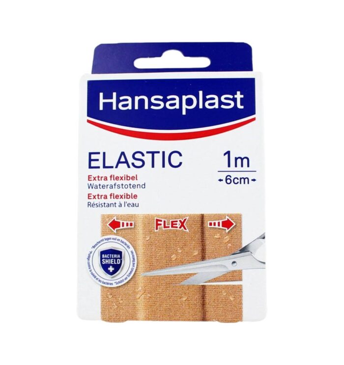 Hansaplast Pleisters Elastic Extra Flexibel Waterproof 1mx6cm