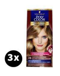 Poly Color Haarverf 36 Midden-asblond x 3