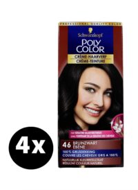 Poly Color Haarverf 46 Bruinzwart x 4