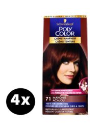 Poly Color Haarverf 71 Mahonie x 4