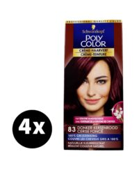 Poly Color Haarverf 83 Donker Kersenrood x 4