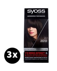Syoss Haarverf 2-1 Zwartbruin x 3