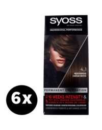 Syoss Haarverf 4-1 Middenbruin x 6