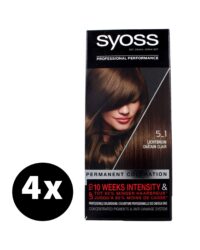 Syoss Haarverf 5-1 Lichtbruin x 4