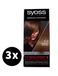 Syoss Haarverf 6-8 Donkerblond x 3